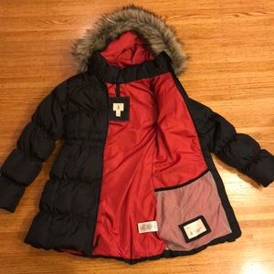 Down, Land’s End, girls winter coat, size 7/8